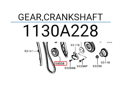 Crankshaft for L200 Triton 2.4 Diesel (2015-2022)