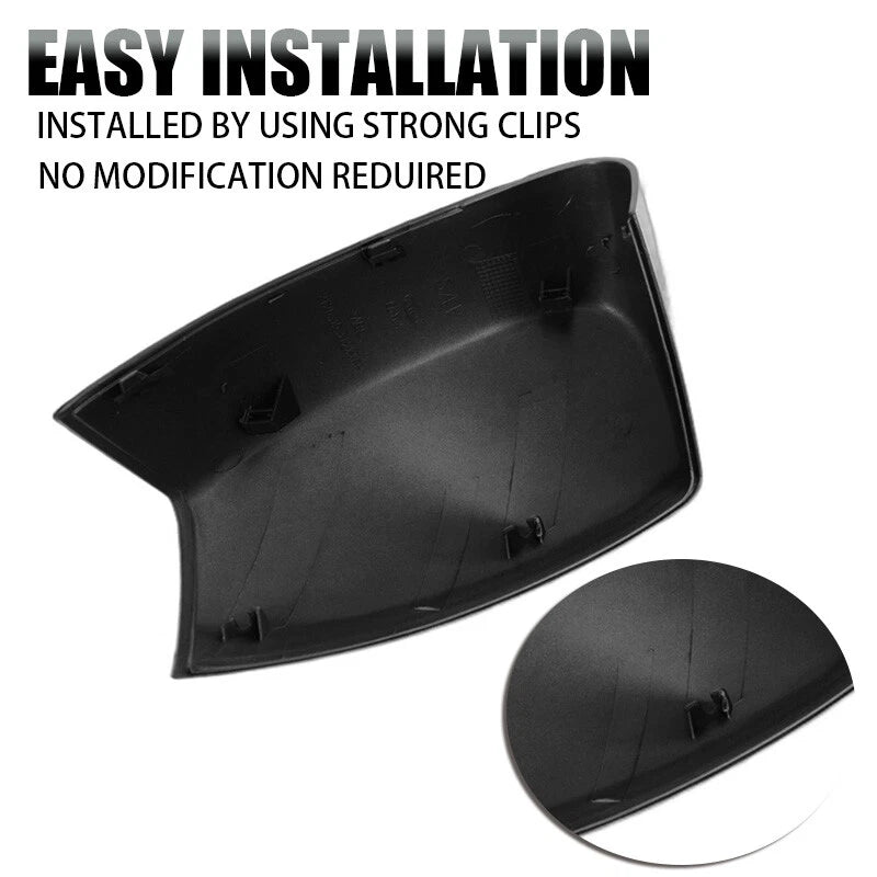 Right Side Rearview Mirror Cover Cap Gray for Ford S-Max Kuga (2008-2014)