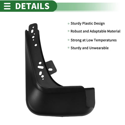 Mud Flaps Splash Guards for Kia K3 Hatchback/Saloon (2013-2015)