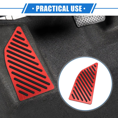 Foot Rest Pedal Cover Pad Aluminum Alloy Red for Toyota Corolla (2019–2020)