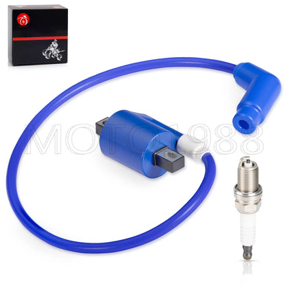 Ignition Coil Pack Spark Plug for Polaris Trail Blazer 330 Xpedition(2000–2013)