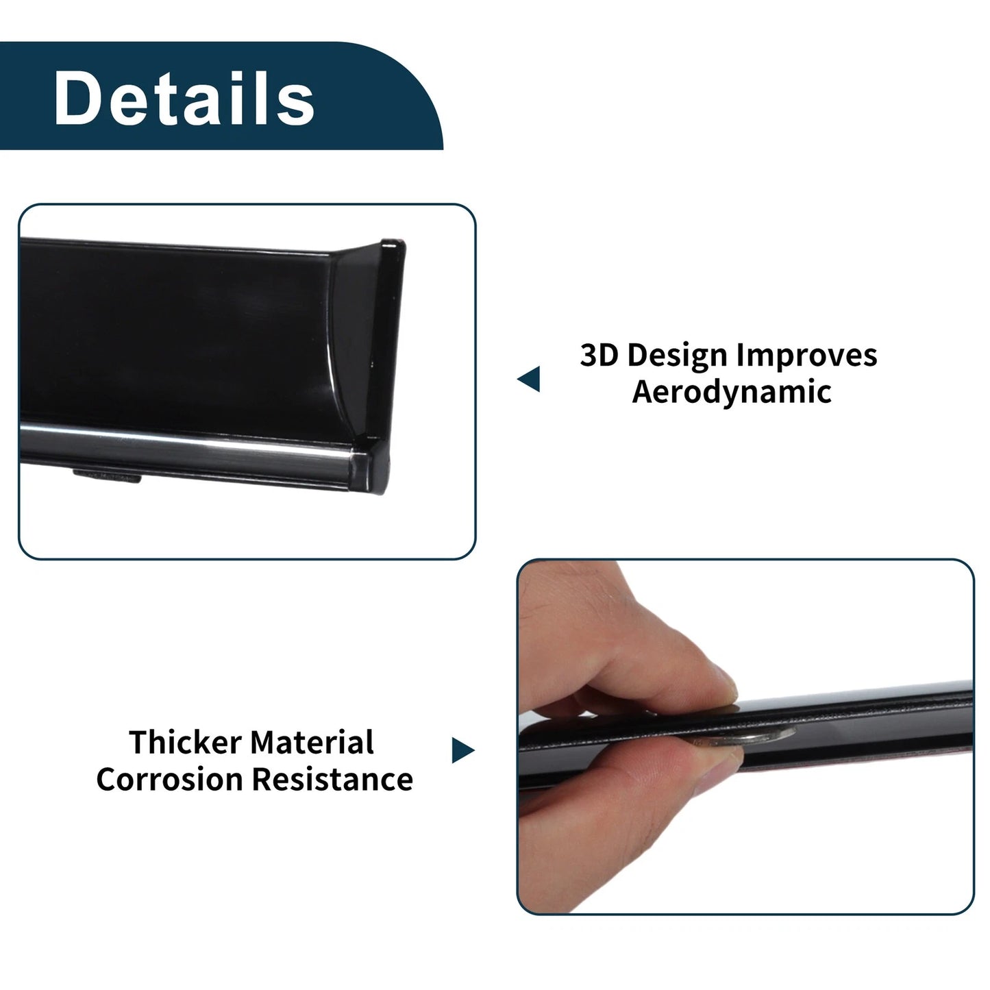 Window Deflectors 1 Set for PEUGEOT 2008 e-2008 MK2 (2020-2024)