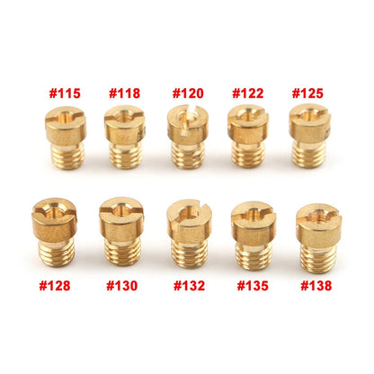 10 x Main Jets Carburetor for PWK Keihin OKO CVK NSR Pit Bikes