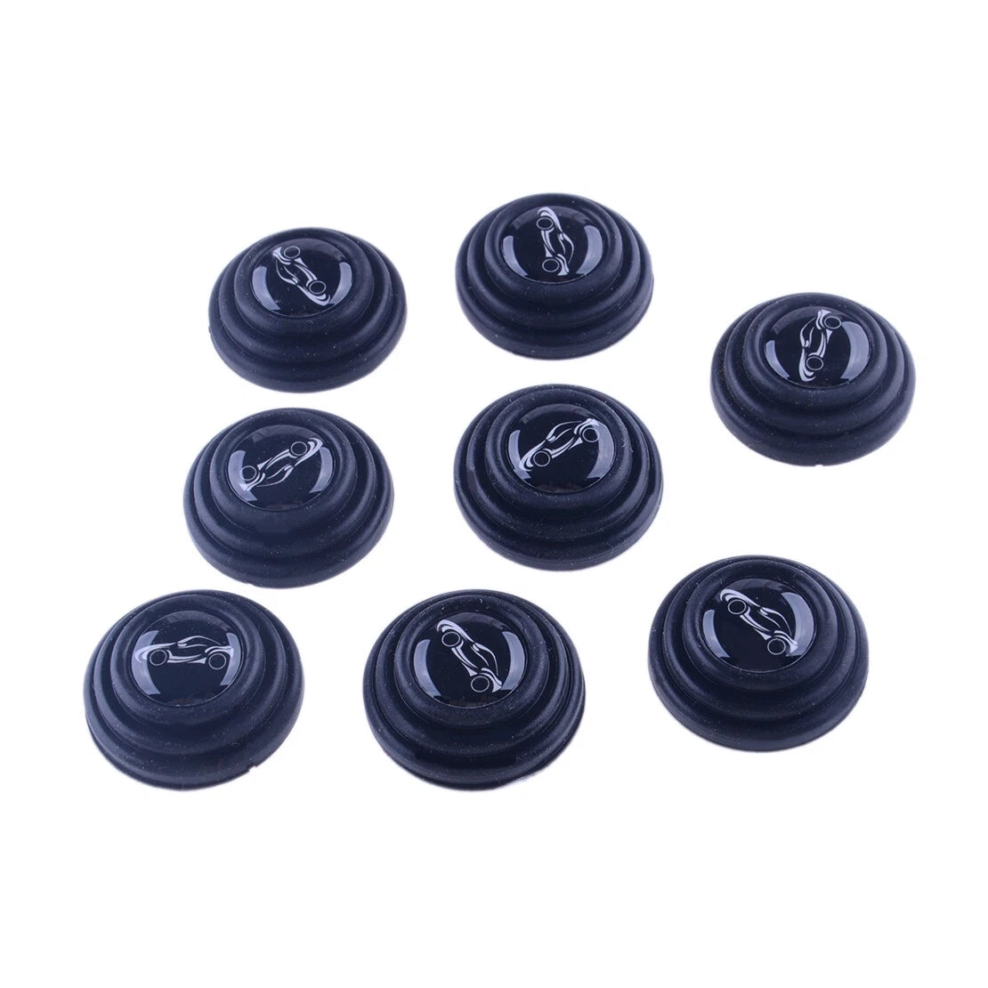 8 Pcs Car Door Shock-Absorbing Gasket Anti-Collision Pad Stickers