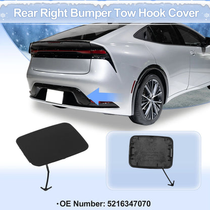 Right Rear Tow Hook Cover for Toyota Prius Prime (2017-2021)