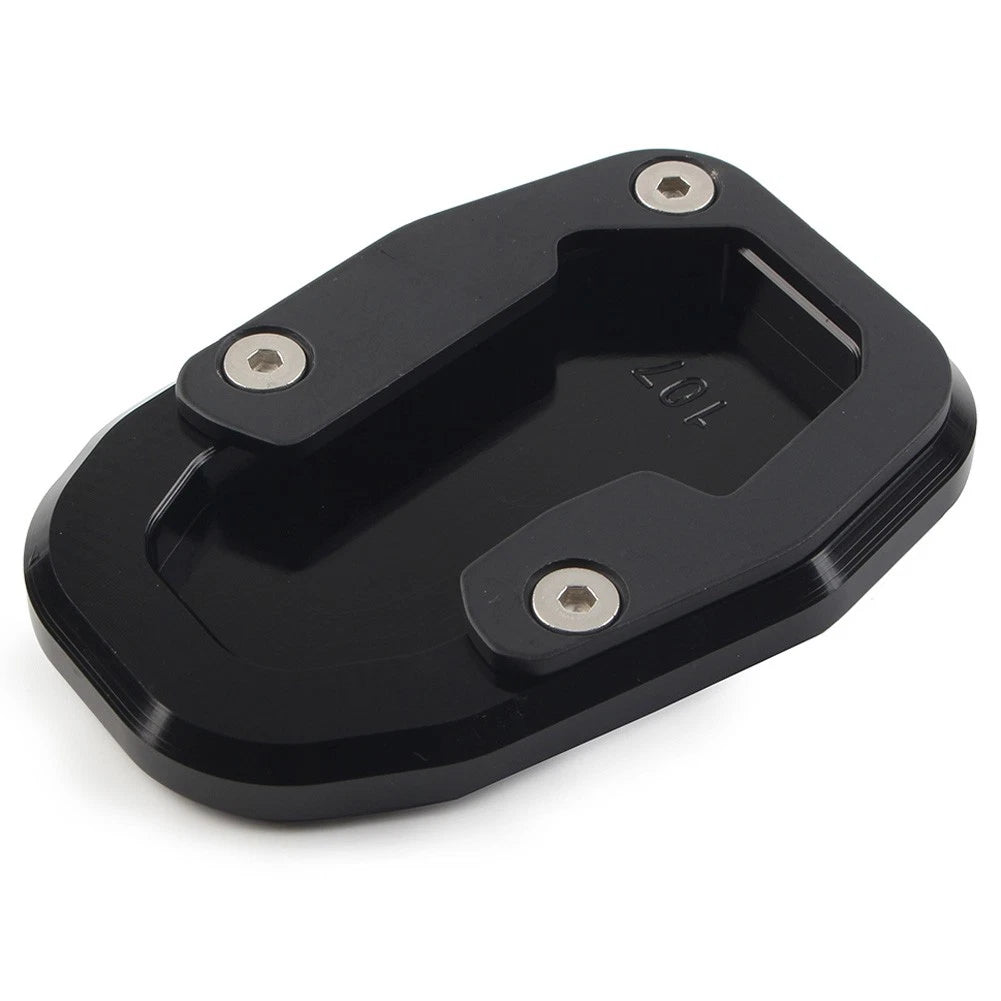 CNC Side Stand Enlarger Plate for Ducati Desert X 2022+ Aluminum Alloy Black