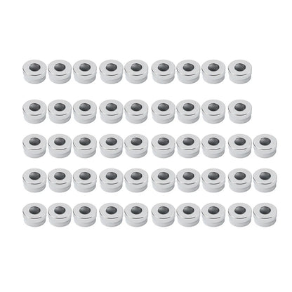 48X Chrome Engine Bolt Topper Caps for Harley Twin Cam Touring Road Glide