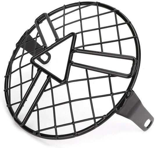 16.5cm Headlight Mesh Grill Protect Side Mount Cover for CG125 GN125