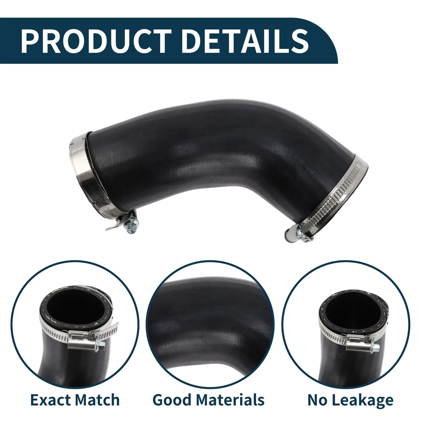 Radiator Heater Hose for BMW X3 E83 3.0d (2004-2008) - Rubber 1 Pc