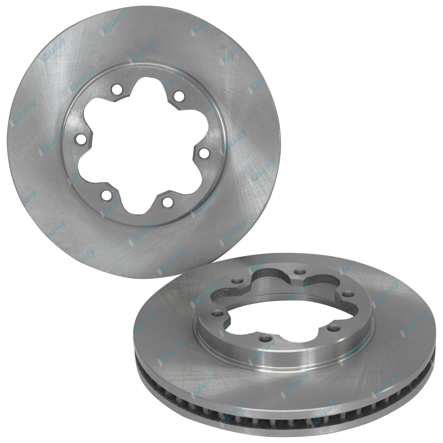 2 Front Disc Brake Rotors for Hiace TRH201 TRH221 TRH223 05~12 2.7L Petrol Van