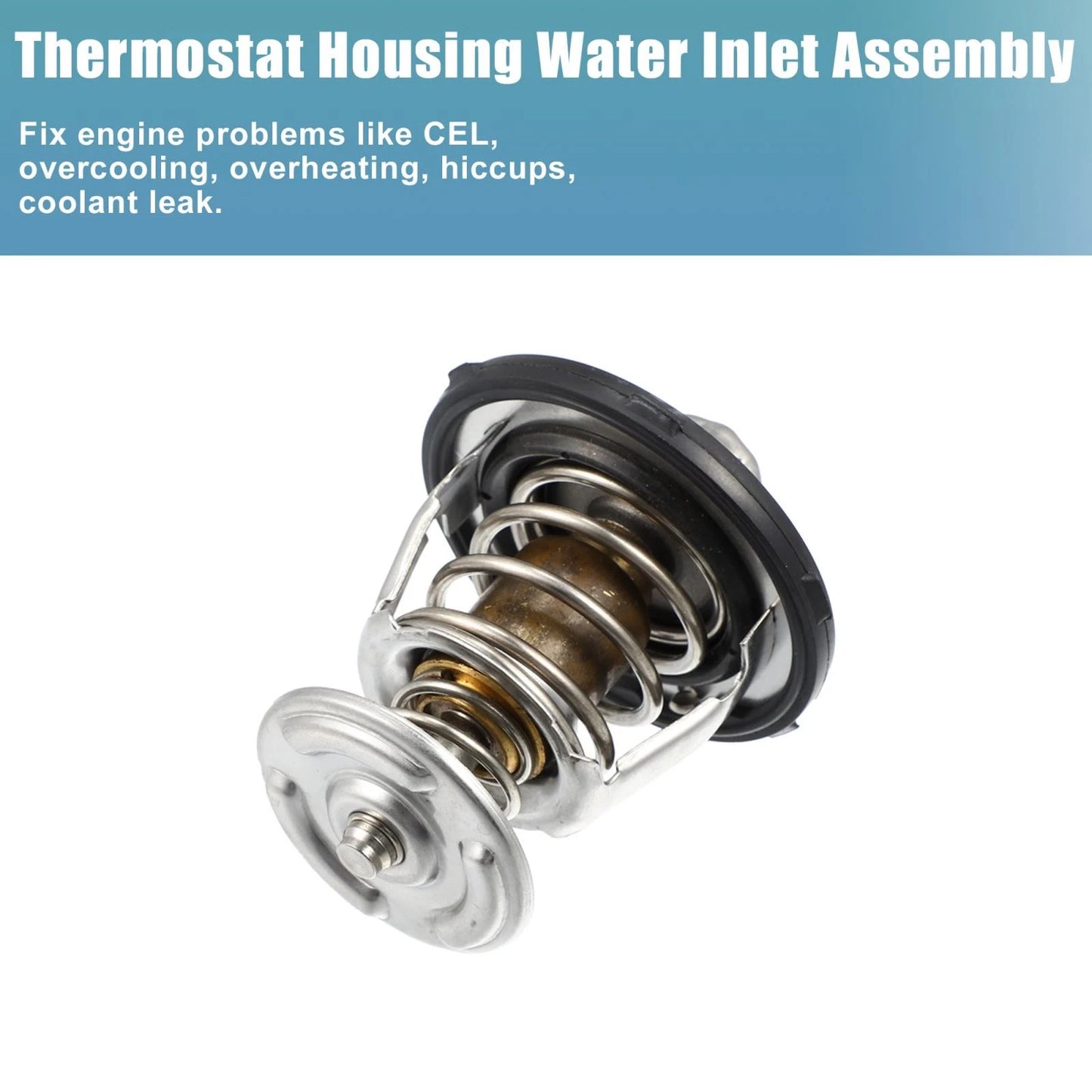 Engine Coolant Thermostat Housing Assembly for Chevy GMC