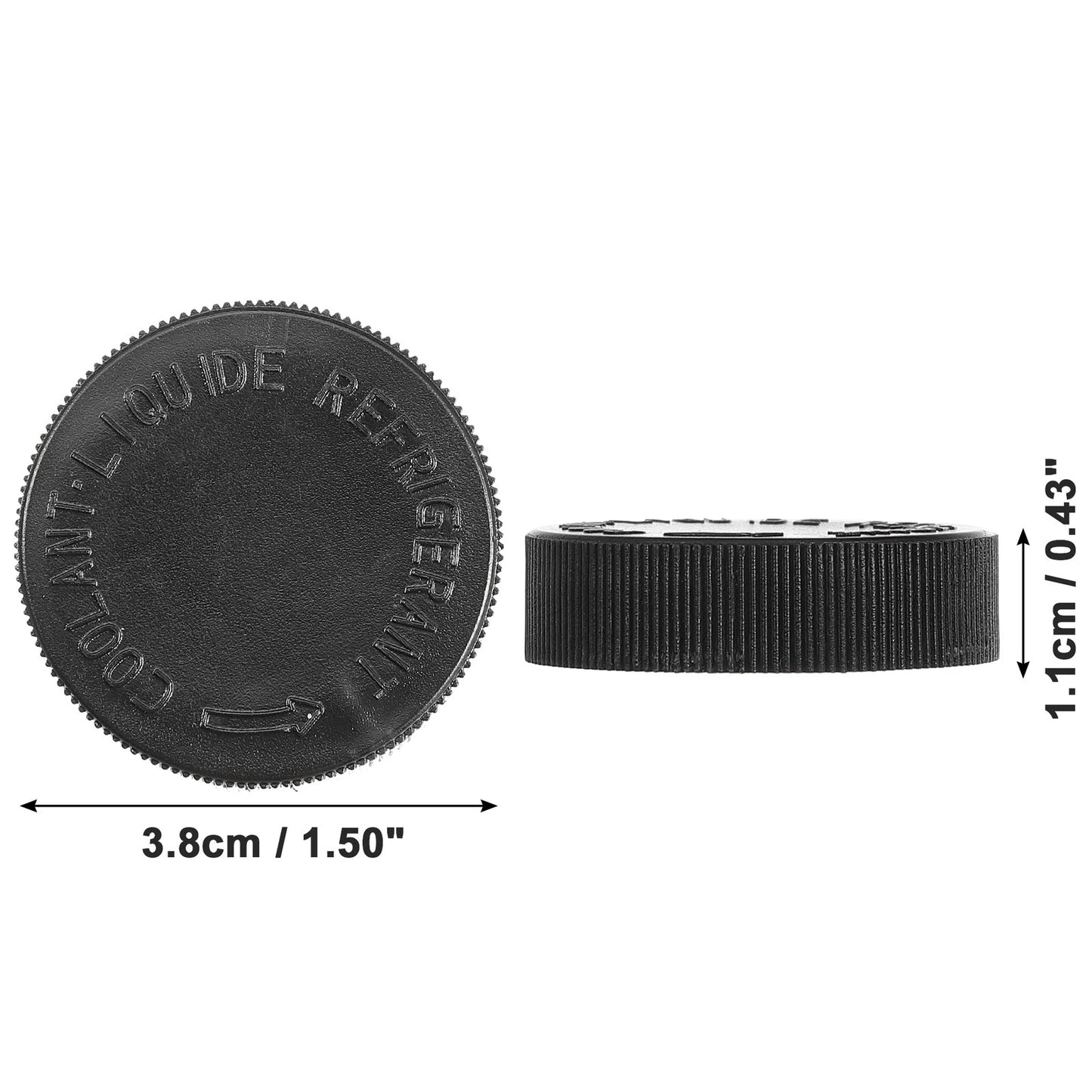 Coolant Reservoir Tank Cap for Infiniti EX35 Nissan 350Z Black