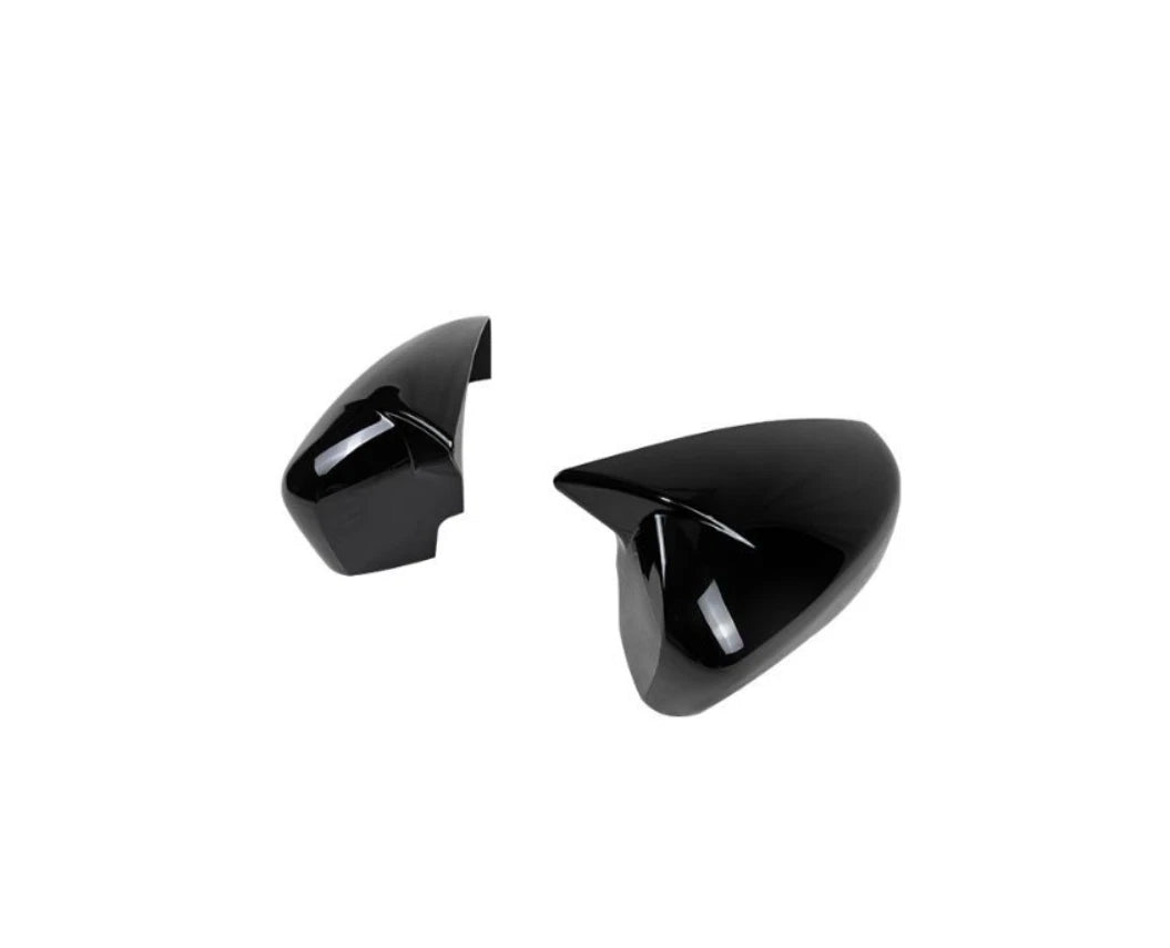 Glossy Black Ox Horn Rearview Mirror Lid Cover Trim for Subaru Crosstrek (2024)