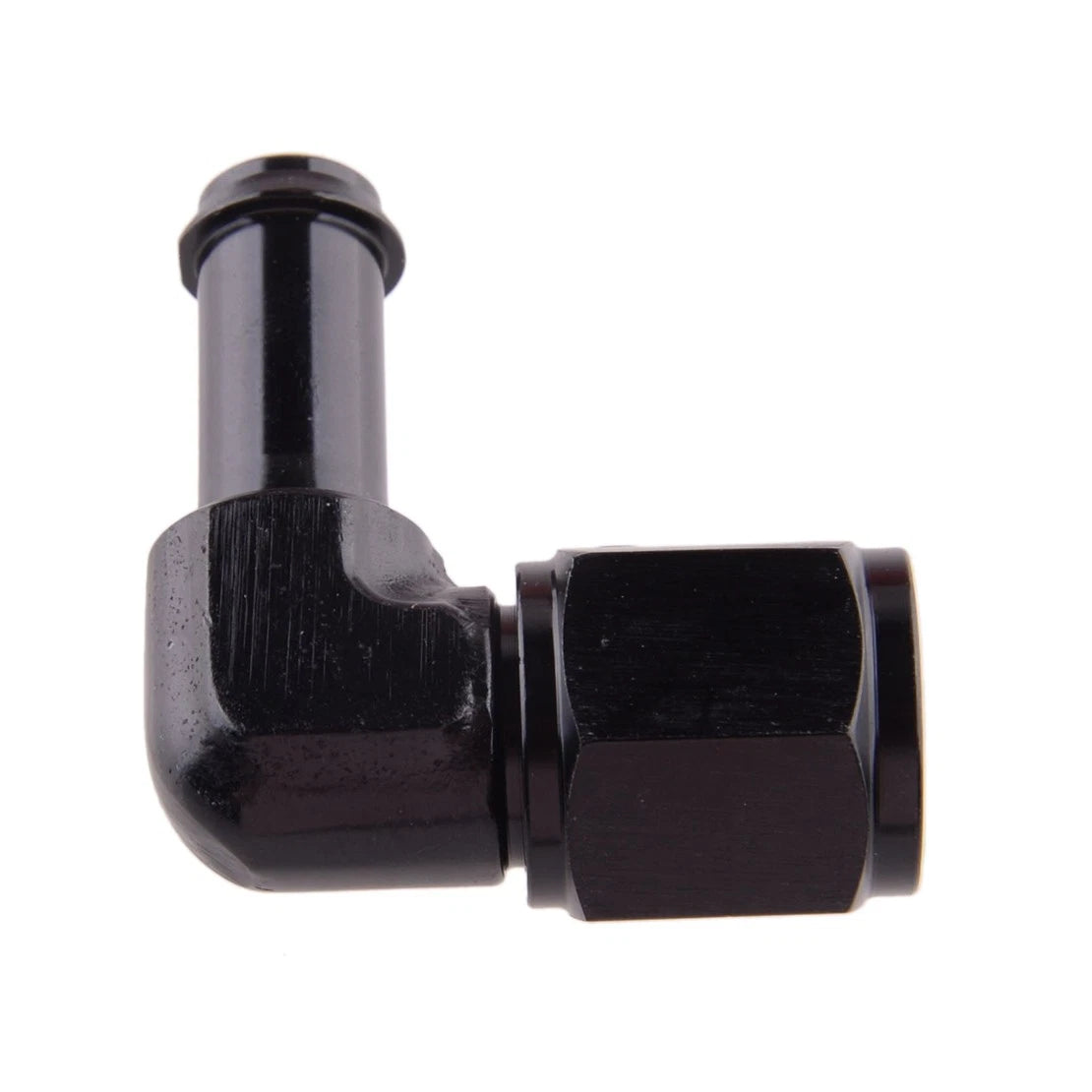 2 x 6AN AN6 Female to 3/8" 9.5mm Swivel Fitting Hose 90 Degree Elbow Adapter