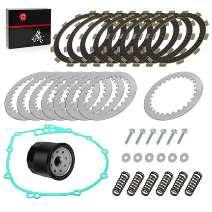 Clutch Steel Friction Plates Gasket Kit for Yamaha YZF-R6 (2003–2009)