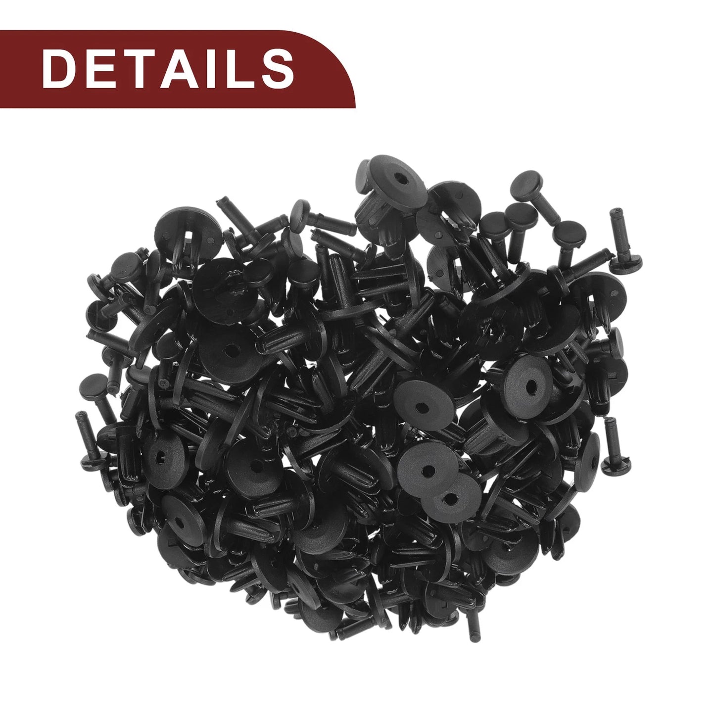 Front Fender Skirt Clip for GM Bumper Push-Type Retainer Rivet 100 Pcs
