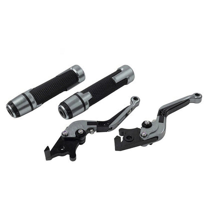 Titan Extendable Brake Clutch Lever Grip Set for Yamaha YZF R1 (2009-2014)