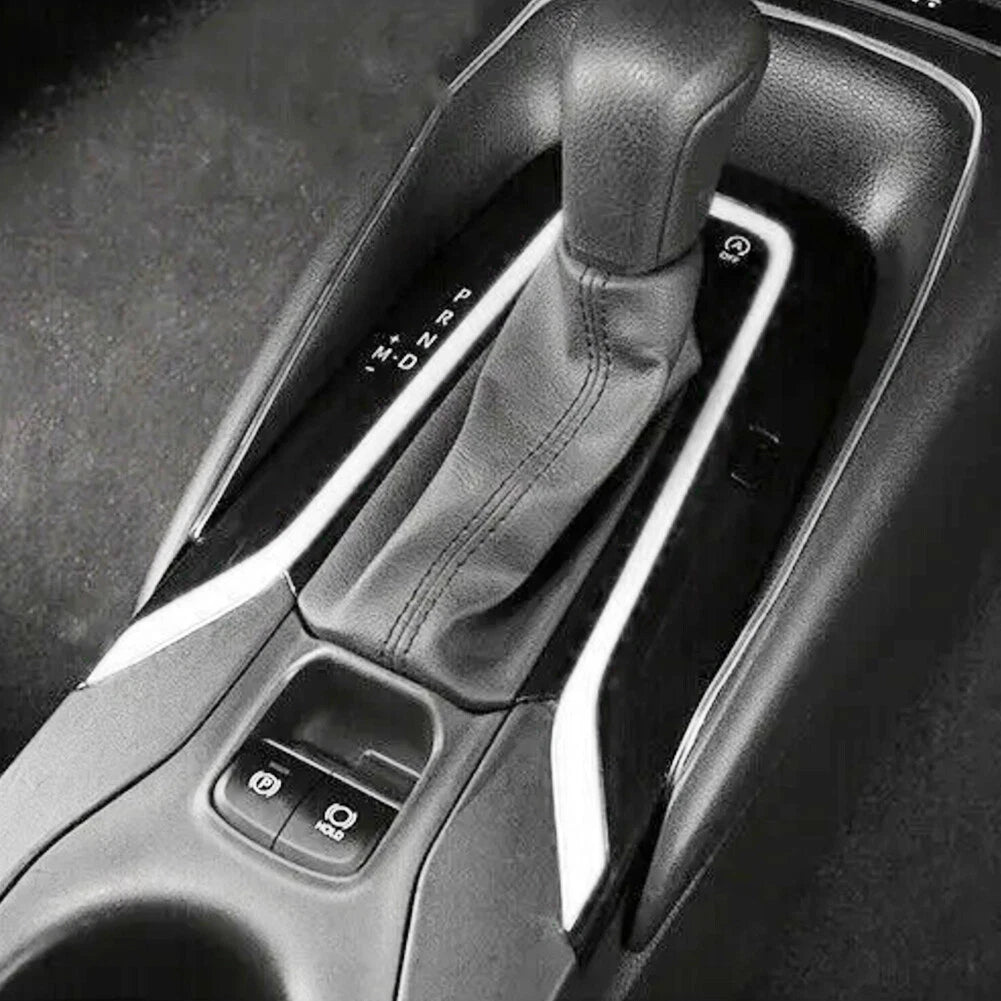 Silver Gear Shift Panel Cover Trim for Toyota Corolla (2019-2023)