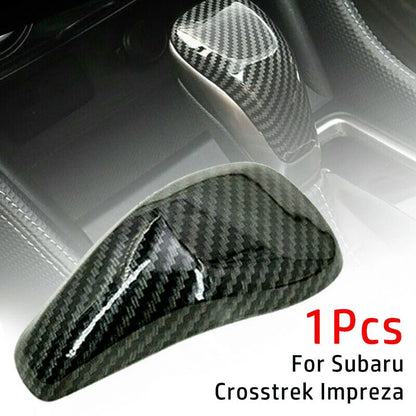 Carbon Fiber Gear Shift Knob Cover for Subaru Forester and Impreza