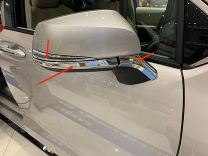 Rear View Mirror Side Stripe Cover Trim for Toyota Sienna (2021-2023) 4 pcs