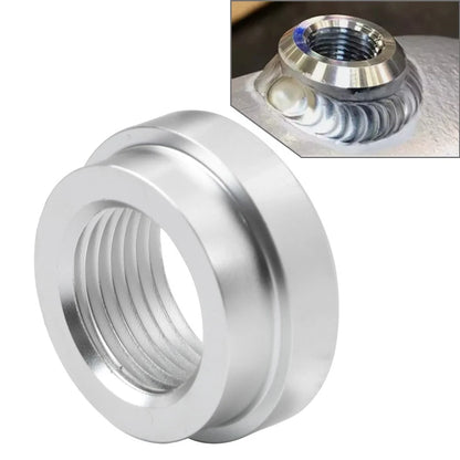 3/8" NPT Silver Aluminum Weld On Flange Fuel Fitting for Make & Model