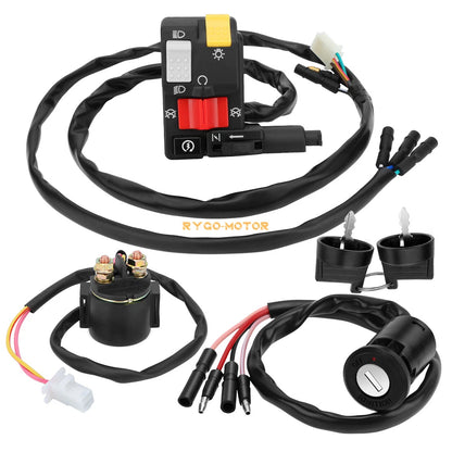 Handlebar Key Starter Relay Switch for Honda FourTrax 300 TRX300/TRX300FW