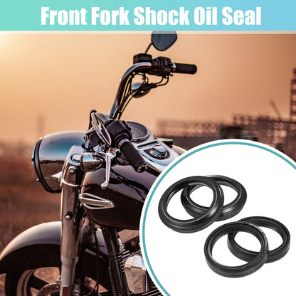 49mmx60mm Motorcycle Front Fork Shock Oil Dust Seal Set for Kawasaki KLX400