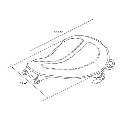 Driver Rider Seat Springs for Harley Sportster 883 1200 (2004-2006, 2010-2022)