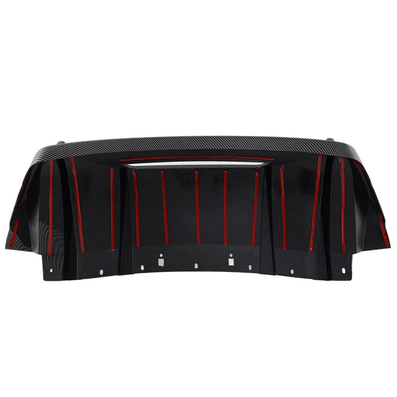 Rear Bumper Lip Diffuser for Ford Mustang GT S650 2024+ Carbon Fiber
