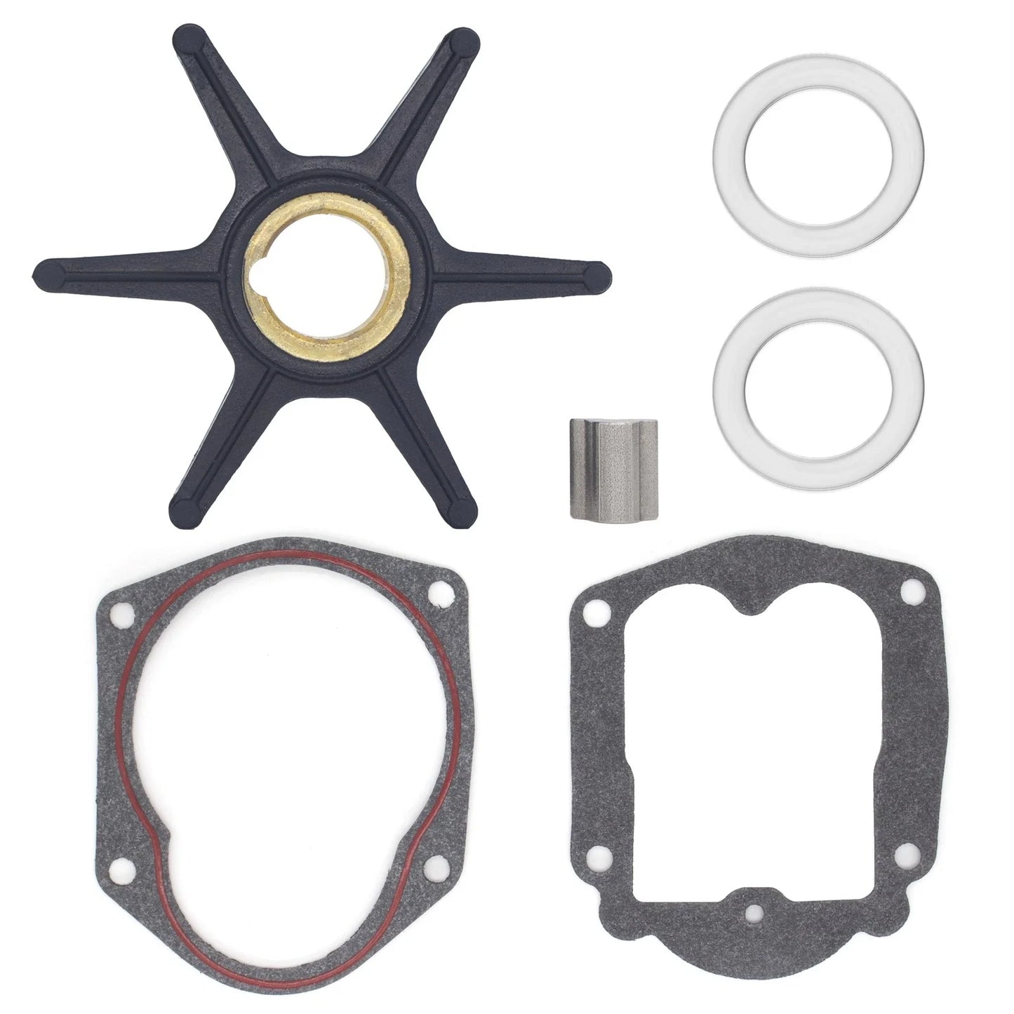 Marine Outboard Water Pump Impeller Kit for Mercury 18/25/30/40/50 HP