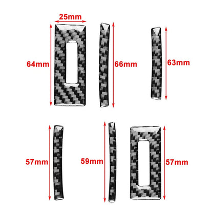 Carbon Look Side Air Vent Outlet Cover Trim for Lexus RC300 RC350 RC200T (15-24)