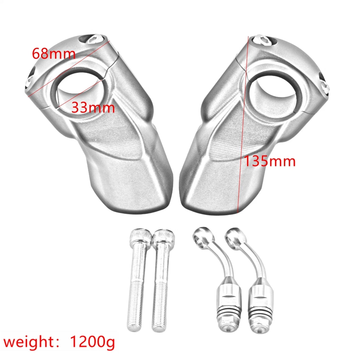 Handlebar Riser Clamp Kit for Triumph ROCKET-3GT/R (2019-2024)