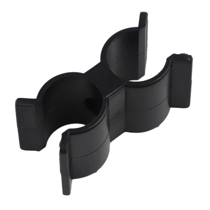 Boat Top Pole Double Tube Clip Holder for 78" 7/8"-1" Diameter, 4pcs