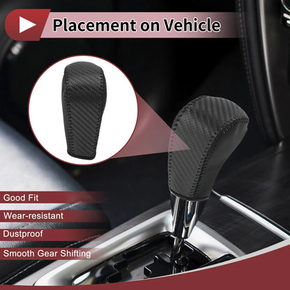 Gear Shift Knob Cover for BMW 3 Series E90 Black (2004-2012)