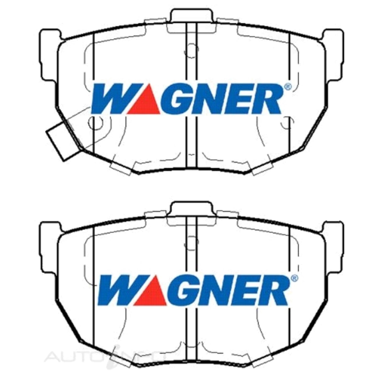 Wagner Rear Disc Brake Pads Set for Ford Corsair UA CA20E/KA24E (1989-1992)