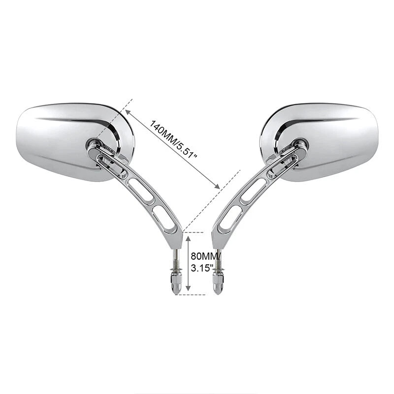 Rearview Mirrors for Harley Touring Softail Deluxe Sportster 883 1200 Dyna (2004-2023)