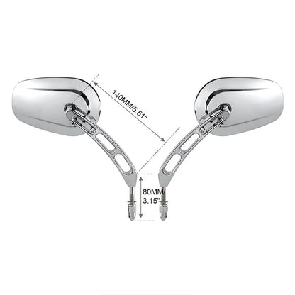 Rearview Mirrors for Harley Touring Softail Deluxe Sportster 883 1200 Dyna (2004-2023)