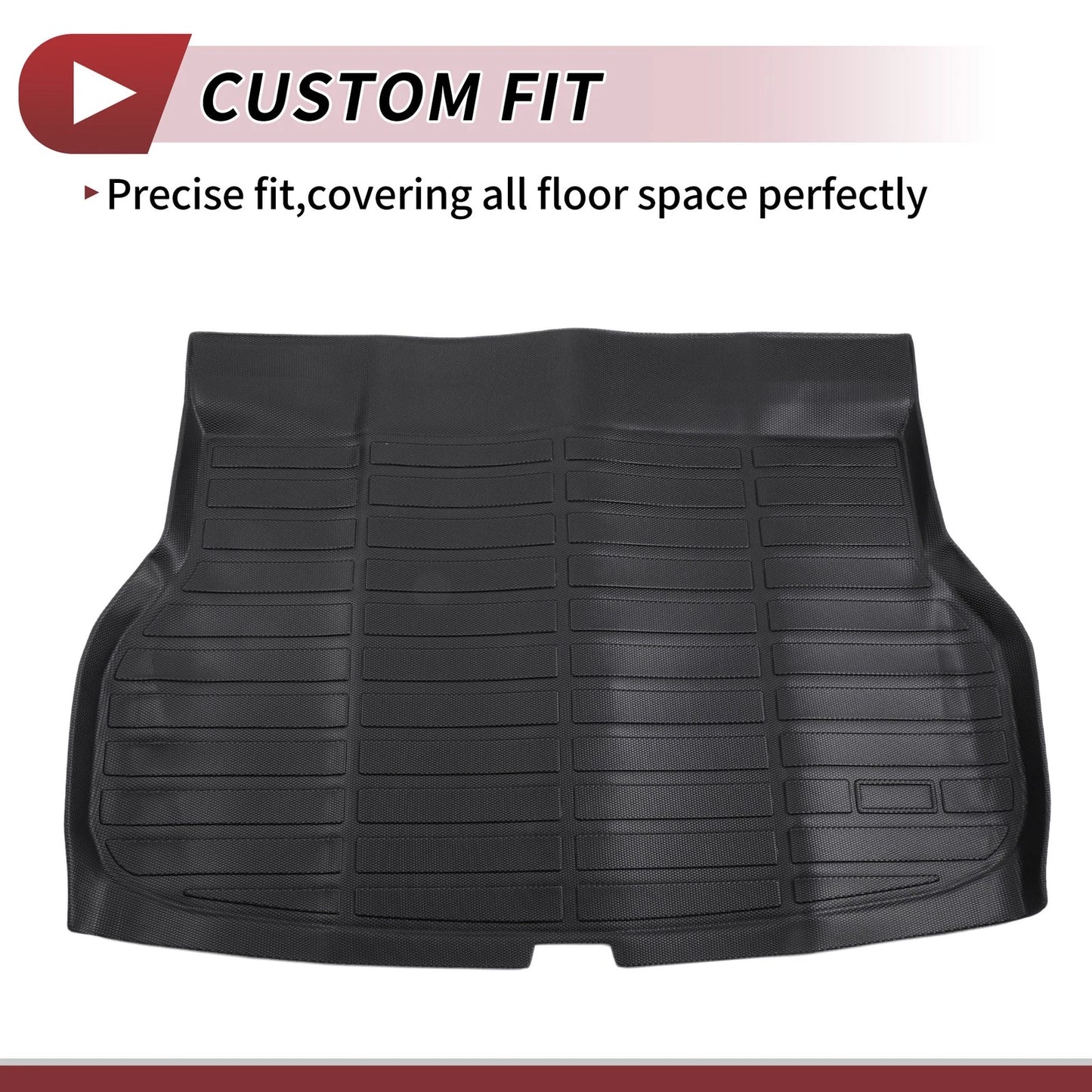 Cargo Liner Rear Trunk Mat Long Grid Pattern for Acura RDX (2013-2018) TPE