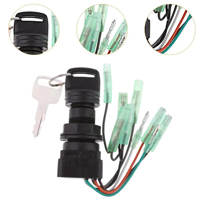 Ignition Key Switch Assembly for Suzuki Outboard Models 37110-92E01/99E01