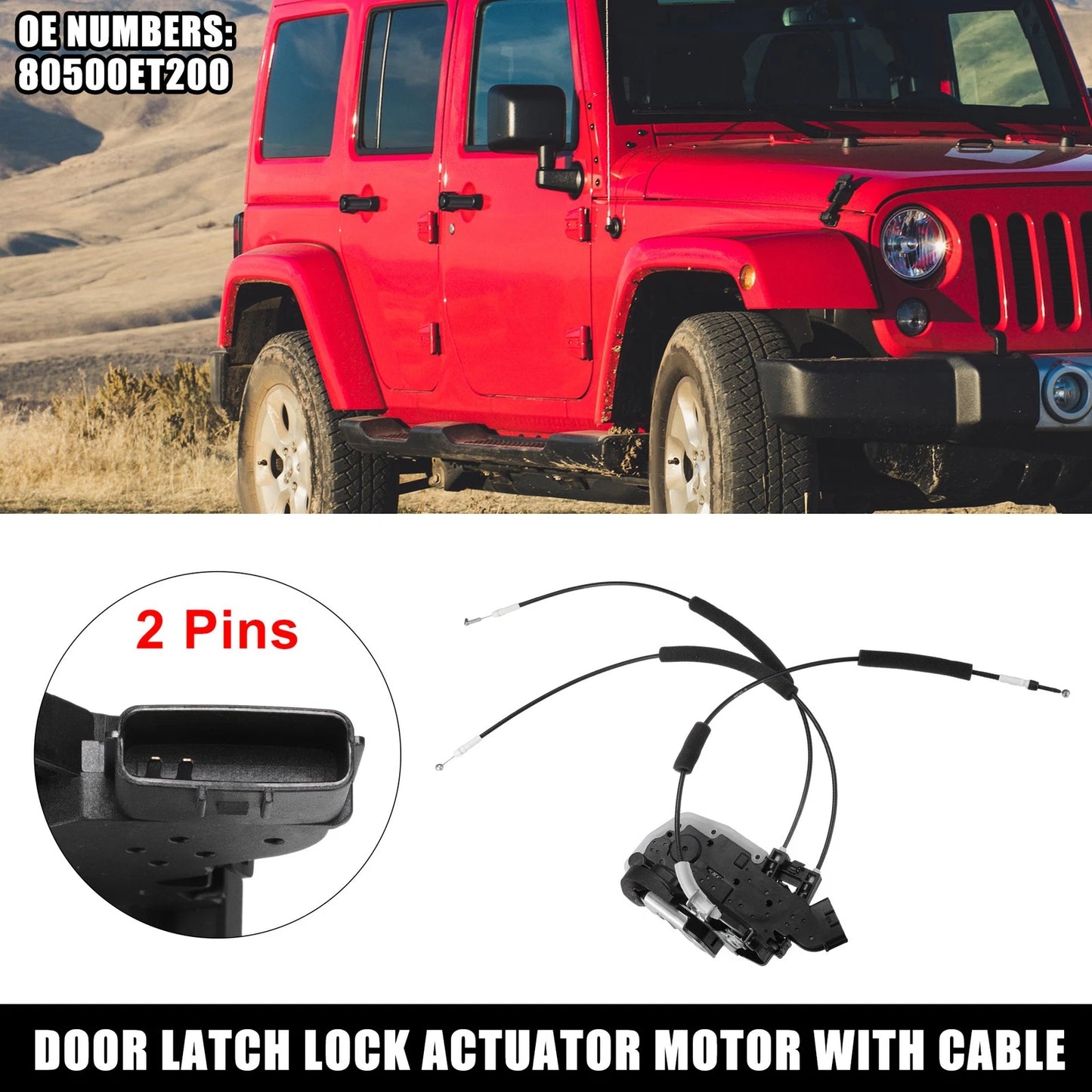 Front Right Door Lock Actuator Motor for Nissan Sentra (2000-2006)