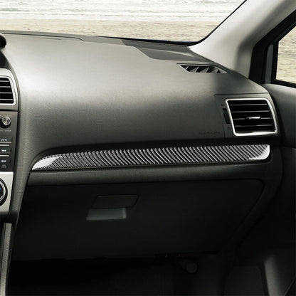 Carbon Fiber Black Dashboard Trim Strip for Subaru Impreza