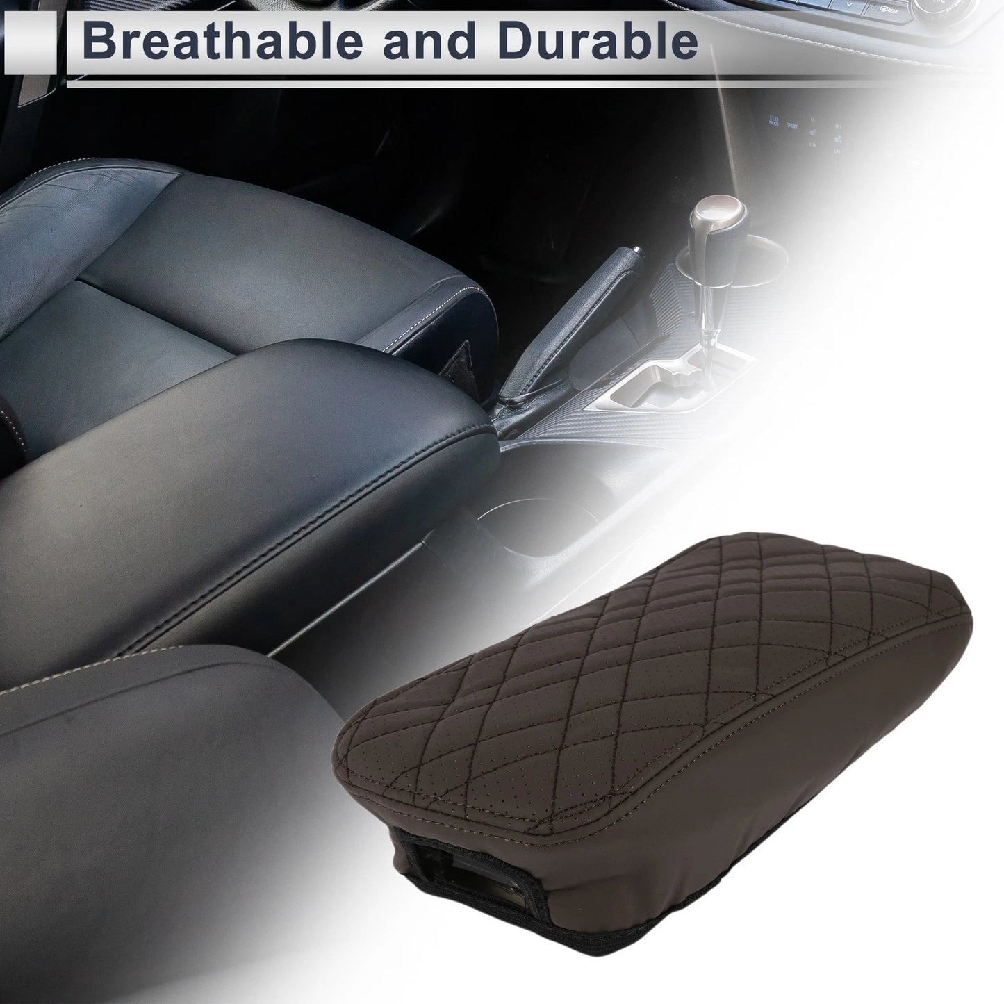 Center Console Cover for BMW 2 Series Deep Brown (2017-2023) 1 Pc