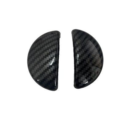 Pair Carbon Fiber Style Interior Door Pull Handle Cover Trim for Mini R53 R55 56