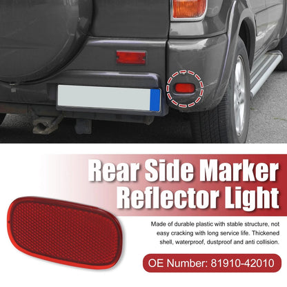 Rear Bumper Side Marker Reflectors for Toyota RAV4 (1996-2005) 2 x Left & Right