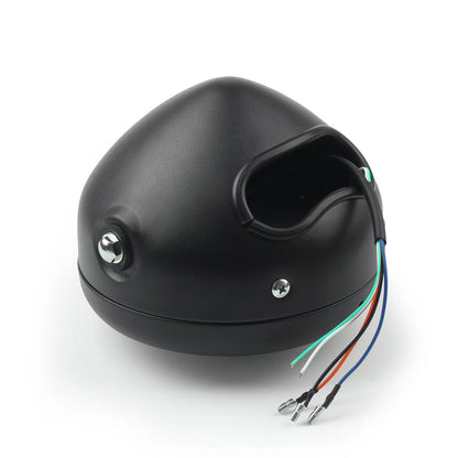6.5" Headlight Hi/Lo w/ Green Halo for Motorcycle (Universal)