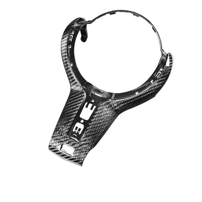 Real Carbon Fiber Car Steering Wheel Cover Trim fits BMW M-sport 1 2 3 4 X5 X6