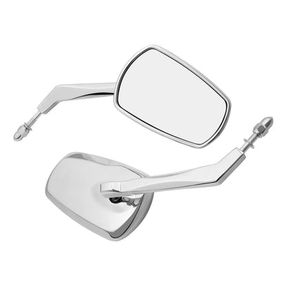 Chrome Rear View Mirrors for Harley Touring Street Road Glide 1982-2024