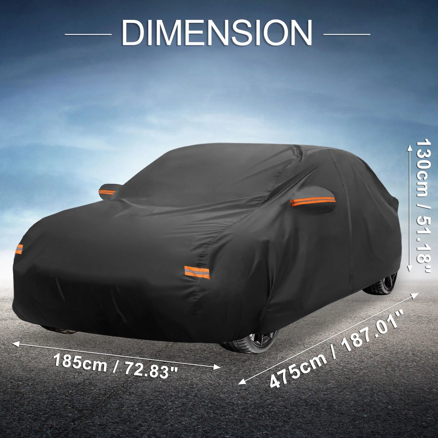 Waterproof Aluminum Film Car Cover for Subaru WRX Sedan (2015-2023)
