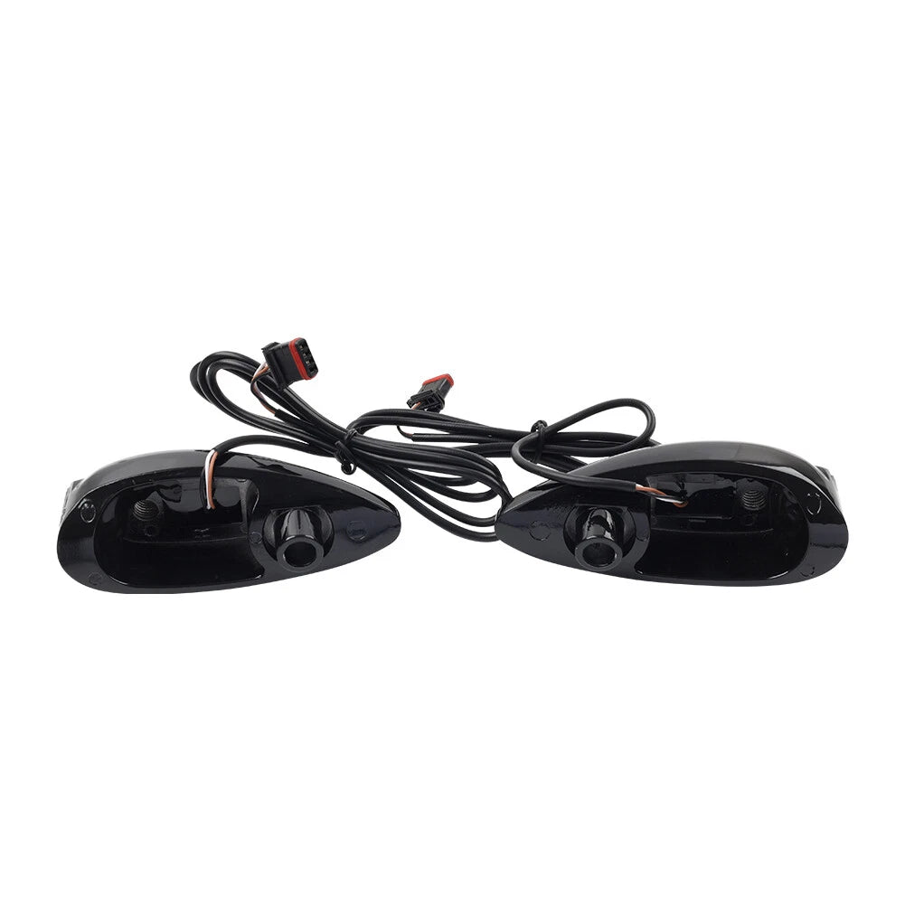 Front Turn Signal Light Black for Harley Road Glide FLTRX FLTRU FLTRK (2015-2024)