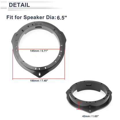 Speaker Spacer Ring Adaptor for Mercedes-Benz 6.5" Speakers (2000-2023)